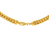 22K Yellow Gold 22in Link Chain (46.6gm) | Indulge yourself in luxury with this exquisite 22k gold chain for men by Virani Jewelers. With it...