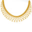 22K Yellow Gold Beaded Necklace Set (43.2gm)