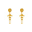 22K Yellow Gold Layered Jhumki Earrings (14.7gm)