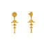 22K Yellow Gold Layered Jhumki Earrings (14.7gm)