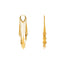 22K Yellow Gold Chandelier Earrings (6.4gm)