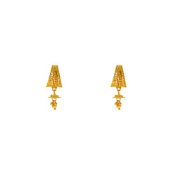 22K Yellow Gold Earrings (6.2gm)