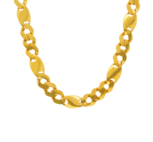22K Yellow Gold Link Chain (52.2gm) | 


The minimal style of this 22k yellow gold chain for men will bring forth a stylish and debonai...