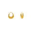 22K Yellow Gold Hoop Earrings (5.6gm)
