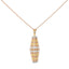 22K Multi-Tone Gold Necklace Set (13.3gm)