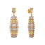 22K Multi-Tone Gold Necklace Set (13.6gm)