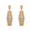 22K Multi-Tone Gold Necklace Set (13.6gm)