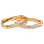 22K Multi-Tone Gold Bangle Set of 2 (50.8gm)