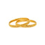22K Yellow Gold Bangle Set of 2 (38.4gm)