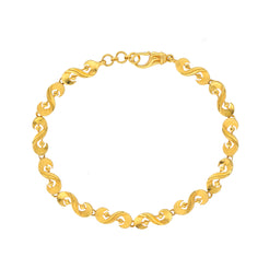 22K Yellow Gold Artisan Bracelet (7.9gm)