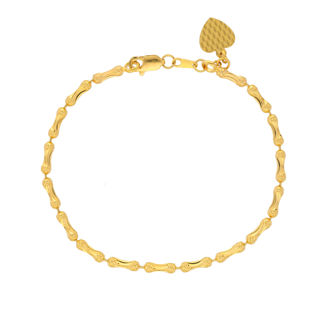 22K Yellow Gold Bracelet (8.2gm) | 


Make a statement of elegance with this classic 22k yellow gold bracelet by Virani Jewelers.   ...