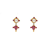 22K Yellow Gold, Ruby & Pearl Earrings (6.6gm) | 


Luxuriate in the splendor of this beautiful pair of 22k gold earrings by Virani Jewelers.   Th...