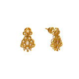 22K Yellow Gold & CZ Earrings (8gm) | 


Embrace the charm of Virani Jeweler's 22k gold earring collection with these exquisite 22k gol...