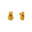 22K Yellow Gold & Ruby Earrings (3.6gm)