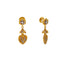 22K Yellow Gold Earrings (5.8gm)