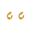 22K Yellow Gold Earrings (3.7gm)