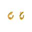 22K Yellow Gold Earrings (3.7gm)