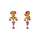 22K Yellow Gold & Ruby Earrings (7.6gm) | 


Immerse yourself in luxury with these opulent 22k gold and ruby earrings, a testament to fine ...