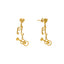 22K Yellow Gold Earrings (4.1gm)