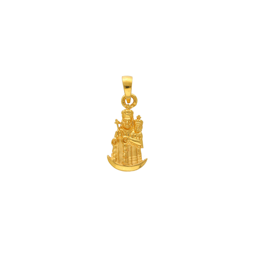22K Yellow Gold Unisex Pendant (2.2gm) | 




Make a statement of faith and devotion with this stunning 22k gold pendant by Virani Jeweler...