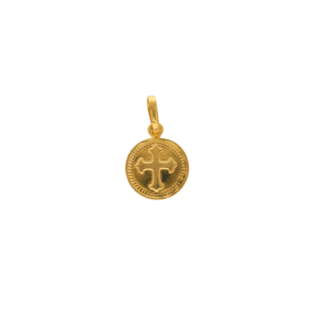 22K Yellow Gold Cross Pendant (1.3gm) | 




Indulge in spiritual beauty of this 22k gold cross pendant, a masterpiece from Virani Jewele...