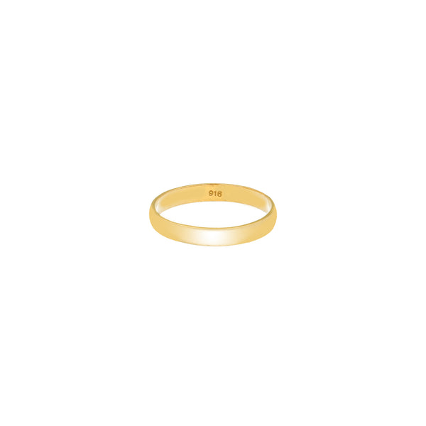 22K Yellow Gold Men's Ring (4gm) | 


Unleash the allure of Indian gold with this remarkable 22k gold men's ring by Virani.  The sol...