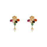 22K Yellow Gold, Kundan, Gems & Pearl Pendant Set (10.6gm) | 


Celebrate the splendor of Indian gold with this divine 22k gold pendant and earring set from V...