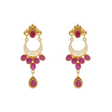 22K Yellow Gold & Ruby Pendant Set (20.5gm) | 


Embrace the divine allure of this 22k gold pendant and earring set, a tribute to Indian gold j...