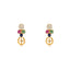 22K Yellow Gold, Kundan, Pearl & Gemstone Pendant Set (13gm)