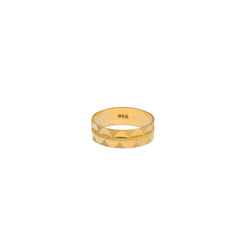22K Yellow Gold Men's Ring (2.5gm)