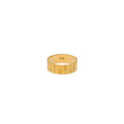 22K Yellow Gold Men's Ring (2.4gm)