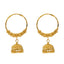 22K Yellow Gold & Enamel Earrings (13.1gm)