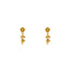 22K Yellow Gold Stud Earrings (2.4gm)