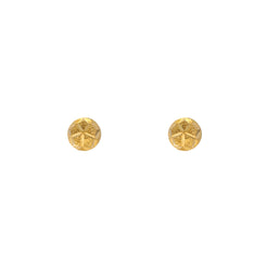 22K Yellow Gold Stud Earrings (1.5gm)