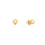 22K Yellow Gold Stud Earrings (2.4gm)