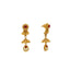 22K Yellow Gold Antique Choker Necklace Set w/ Ruby & CZ (42.6gm)