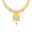 22K Yellow Gold Antique Necklace Set (49.3gm)