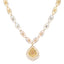 22K Multi-Tone Gold Floral Jewelry Set (24.6gm)