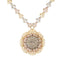 22K Multi-Tone Gold Floral Jewelry Set (23.8gm)