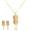 22K Multi-Tone Gold Pendant Set (14.8gm)