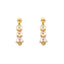 22K Multi-Tone Gold Beaded Jewelry Set (31.6gm)