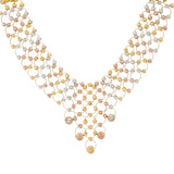 22K Multi-Tone Gold Beaded Jewelry Set (31.6gm) | 


Discover the embodiment of sophistication in our 22k multi tone gold necklace and earring set....