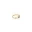 22K Multi-Tone Gold Beaded Ring (1.8gm)
