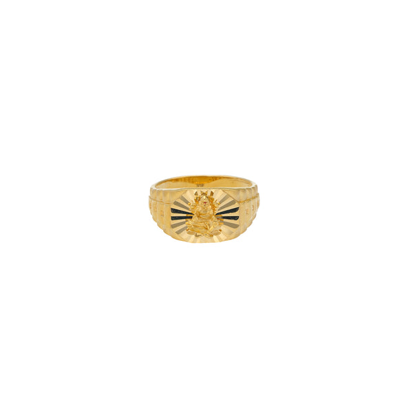 22K Yellow Gold Temple Ring (7.6gm) | 


Embark on a journey of heritage and beauty with this 22k gold ring by Virani Jewelers.   This ...