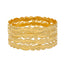 22K Yellow Gold Bangle Set of 4 (64.2gm)