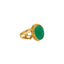 22K Yellow Gold & Emerald Cocktail Ring (5.7 grams)