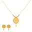 22K Yellow Gold Necklace Set (15.6gm)