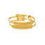 22K Yellow Gold Adjustable Bangle Set of 2 (54.8gm)