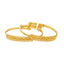 22K Yellow Gold Adjustable Bangle Set of 2 (54.8gm)