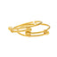 22K Yellow Gold Adjustable Bangle Set of 2 (44.2gm)